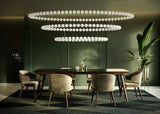 Nora Prism Glass Chandelier, detail view 3
