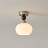 Sable Dune Glass Ceiling Light, detail view 12