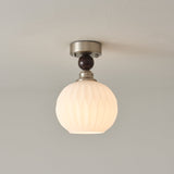 Sable Dune Glass Ceiling Light, detail view 13