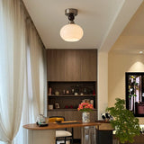 Sable Dune Glass Ceiling Light, detail view 4