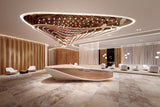 Selah Pine Crystal Chandelier, detail view 5