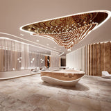 Selah Pine Crystal Chandelier, detail view 2