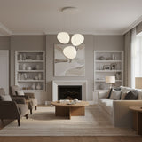 Solen Cedar Glass Pendant Light, detail view 2