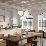 Solen Cedar Glass Pendant Light, detail view 5