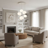 Solen Cedar Glass Pendant Light, detail view 3