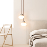 Talia Loft Travertine Pendant Light, detail view 3