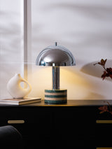 Oriel Orbit Fabric Table Lamp, detail view 3