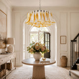 Luma Vista Glass Chandelier, detail view 2