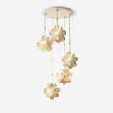Oriel Shade Plaster Chandelier, detail view 7