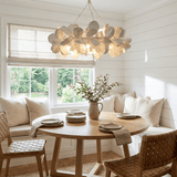 Vian Oak Plaster Chandelier, detail view 15