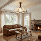 Avel Oak Wood Ceiling Light, detail view 3
