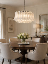 Elara Noir Glass Chandelier, detail view 9