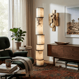 Ilan Silva Alabaster Floor Lamp, detail view 4