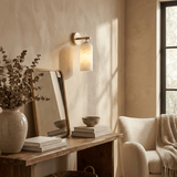 Jora Ridge Alabaster Wall Light, detail view 7