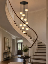 Kaia Glow Alabaster Chandelier, detail view 8