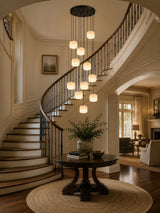 Kaia Glow Alabaster Chandelier, detail view 5