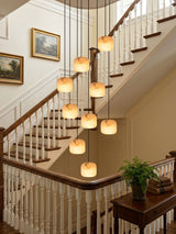 Kaia Glow Alabaster Chandelier, detail view 9