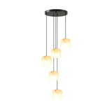 Kaia Glow Alabaster Chandelier, detail view 16