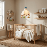 Seren Drift Fabric Pendant Light, detail view 4