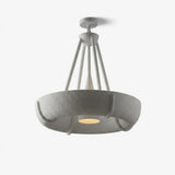 Tarin Sol Plaster Chandelier, detail view 5