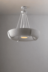 Tarin Sol Plaster Chandelier, detail view 8