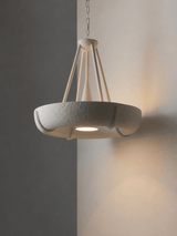 Tarin Sol Plaster Chandelier, detail view 3