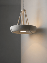 Tarin Sol Plaster Chandelier, detail view 12