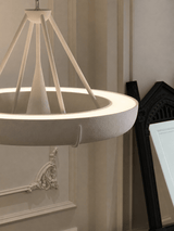 Tarin Sol Plaster Chandelier, detail view 14