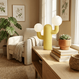 Vesper Cedar Glass Table Lamp, detail view 2