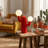 Vesper Cedar Glass Table Lamp, detail view 3