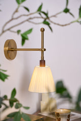 Aven Dawn Fabric Wall Light, detail view 15