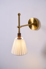 Aven Dawn Fabric Wall Light, detail view 26