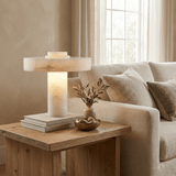 Oriel Shore Alabaster Table Lamp, detail view 6