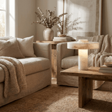 Oriel Shore Alabaster Table Lamp, detail view 5