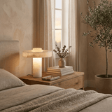 Oriel Shore Alabaster Table Lamp, detail view 3