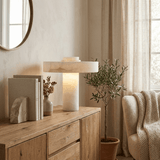 Oriel Shore Alabaster Table Lamp, detail view 2
