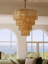 Arden Shore Glass Chandelier, detail view 8