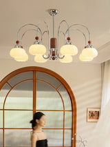 Auria Cove Glass Chandelier, detail view 5