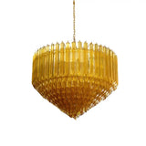 Evara Rose Glass Chandelier, detail view 15