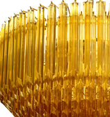 Evara Rose Glass Chandelier, detail view 9