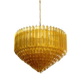 Evara Rose Glass Chandelier, detail view 11