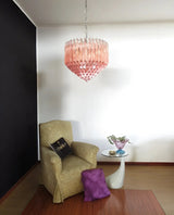 Faron Iris Glass Chandelier, detail view 21