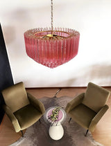 Faron Iris Glass Chandelier, detail view 25