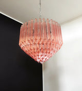 Faron Iris Glass Chandelier, detail view 2