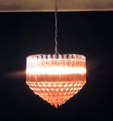 Faron Iris Glass Chandelier, detail view 3
