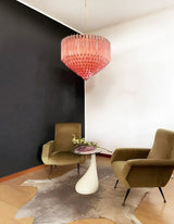 Faron Iris Glass Chandelier, detail view 20