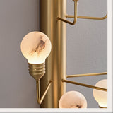 Orla Moss Alabaster Wall Light, detail view 12