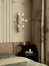 Orla Moss Alabaster Wall Light, detail view 3