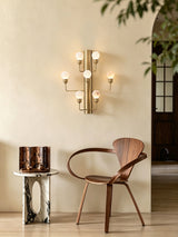 Orla Moss Alabaster Wall Light, detail view 2