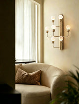 Orla Moss Alabaster Wall Light, detail view 7